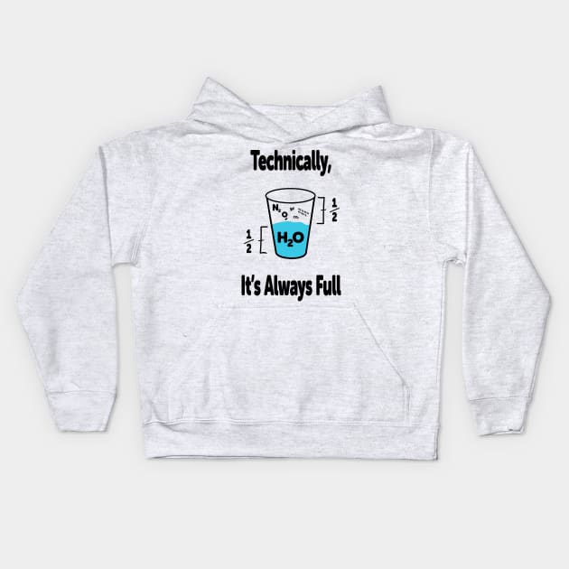 Funny Science Humor Kids Hoodie by ScienceCorner